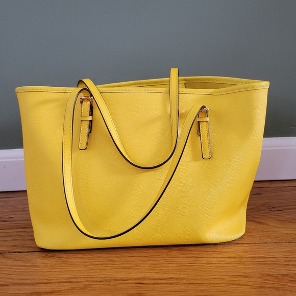 Michael Kors Yellow Tote Bag - Picture 2 of 10